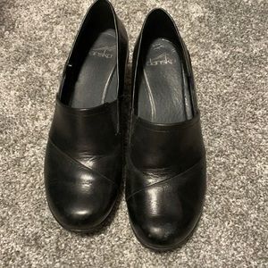 Black Dansko wedges